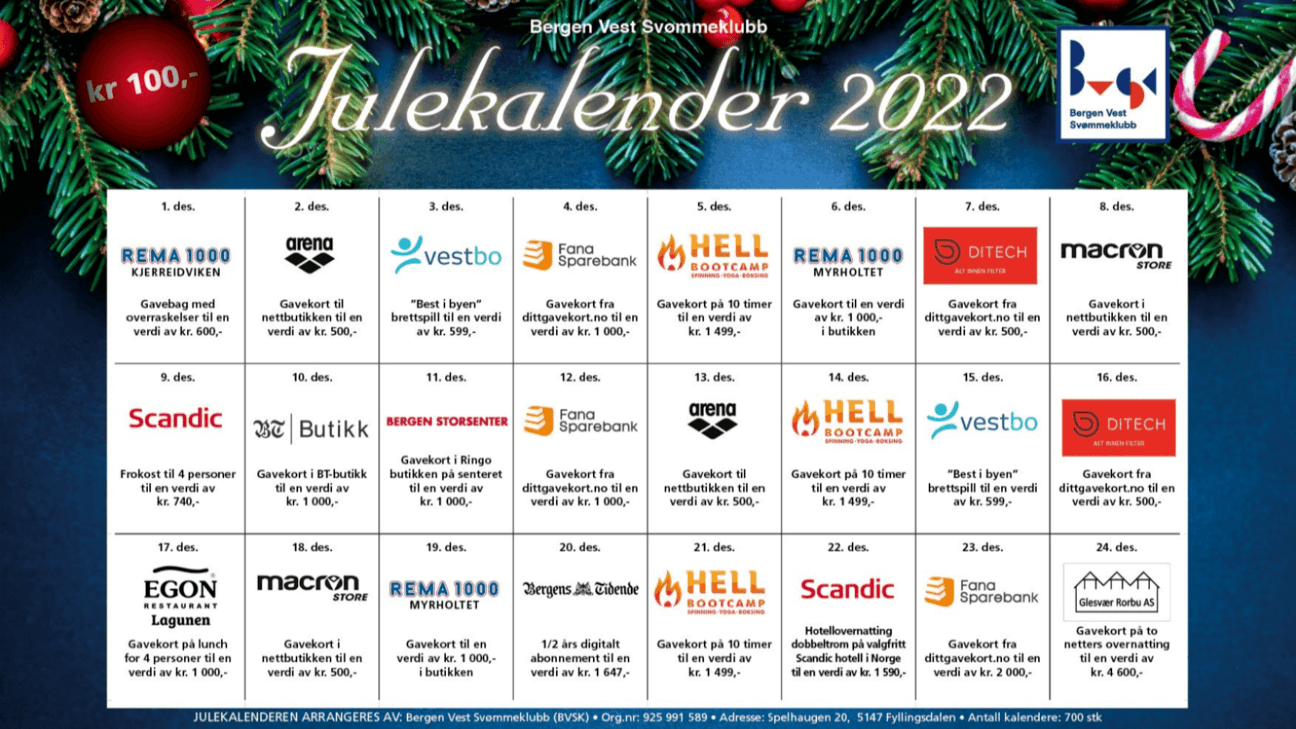 BVSK Julekalender 2022