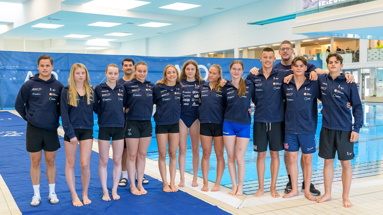 Utøvere og trenere før NM Ungdom 2025