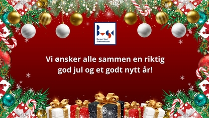 God jul og godt nyttår hilsen fra BVSK