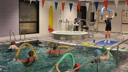 Vann aerobic på Haukeland