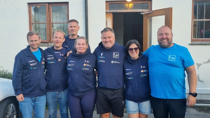 Reiseledere under oppstartsleiren i Strandebarm 2025